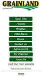 Mobile Screenshot of grainlandcooperative.com